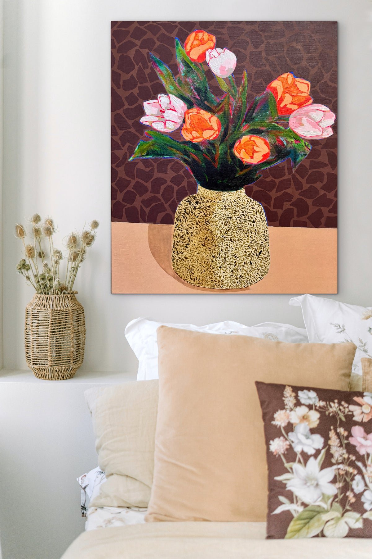 Gathered Joy — Original Tulip Painting