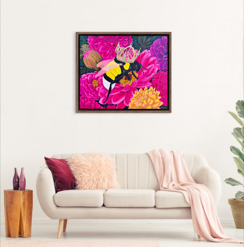 As You Wish — Original Bumblebee Painting